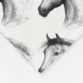 Couverture Polaire Horse : White (Coin)