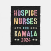 Couverture Polaire Hospice Nurses Pour Kamala Harris 2024 Élection So (Devant)
