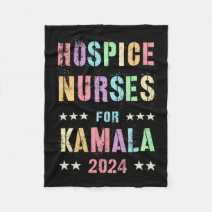 Couverture Polaire Hospice Nurses Pour Kamala Harris 2024 Élection So