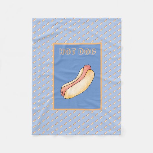 Couverture Polaire Hot dog (Devant)