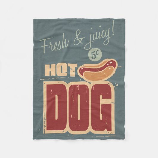 Couverture Polaire Hot-dog (Devant)