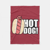 Couverture Polaire Hot-dog (Devant)