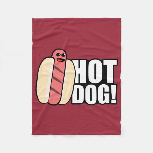Couverture Polaire Hot-dog (Devant)