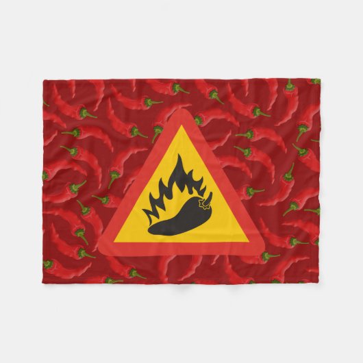 Couverture Polaire Hot pepper danger (Devant (Horizontal))