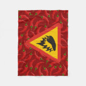 Couverture Polaire Hot pepper danger (Devant)