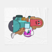 Couverture Polaire Hotdog en vélo avec Scooter.PNG (Devant (Horizontal))