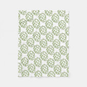 Couverture Polaire Houblon de bière (Devant)