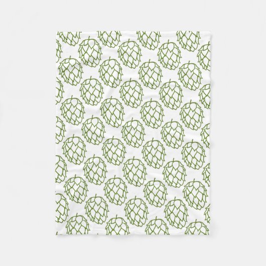 Couverture Polaire Houblon de bière (Devant)