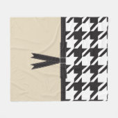 Couverture Polaire Houndstooth moderne (Devant (Horizontal))