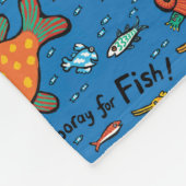 Couverture Polaire Hourra pour le motif de poissons (Coin)