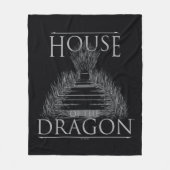Couverture Polaire HOUSE of the Dragon | Iron Throne Graphic (Devant)