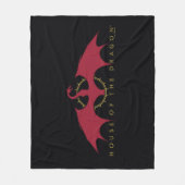 Couverture Polaire HOUSE OF THE DRAGON | Red Dragon Graphic (Devant)