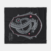 Couverture Polaire HOUSE OF THE DRAGON | Silver Dragon Crest (Devant (Horizontal))