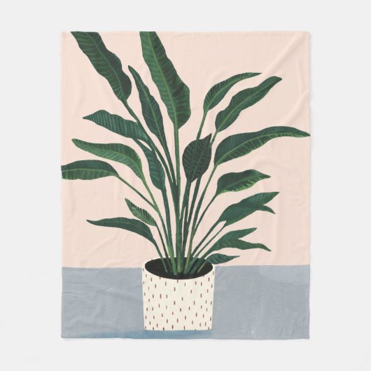 Couverture Polaire Houseplant (Devant)