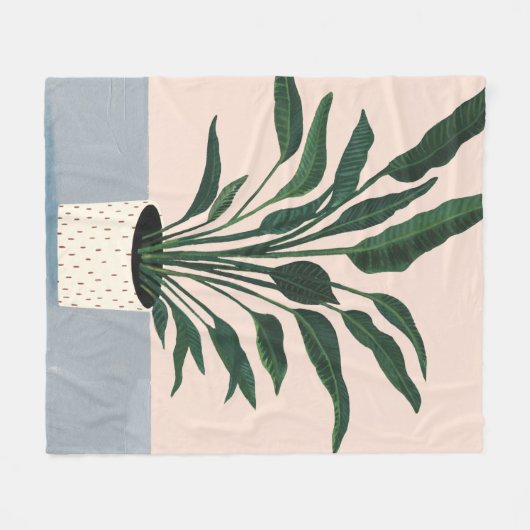 Couverture Polaire Houseplant (Devant (Horizontal))