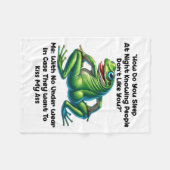 Couverture Polaire How Do You Sleep At Night Knowing People Don't Lik (Devant (Horizontal))