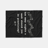 Couverture Polaire How Many Nights A Week Should You Be Practicing 6- (Devant (Horizontal))