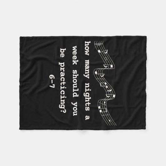 Couverture Polaire How Many Nights A Week Should You Be Practicing 6- (Devant (Horizontal))