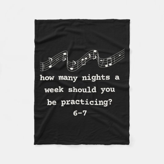 Couverture Polaire How Many Nights A Week Should You Be Practicing 6- (Devant)