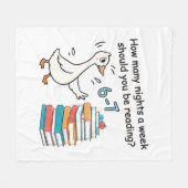 Couverture Polaire How Many Nights a Week Should You Be Reading 6-7 (Devant (Horizontal))