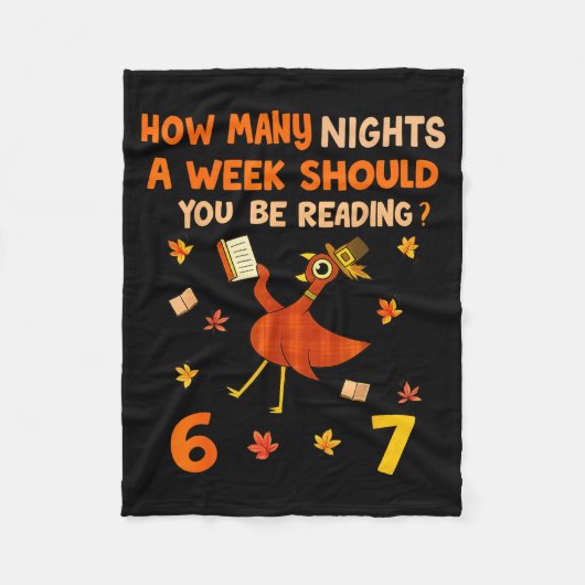 Couverture Polaire How Many Nights A Week Should You Be Reading 6–7 T (Devant)