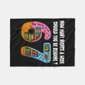 Couverture Polaire How Many Nights A Week Should You Be Reading 6-7 T (Devant (Horizontal))