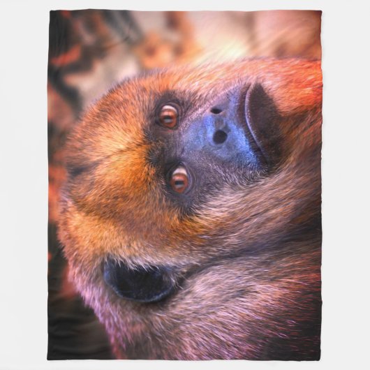 Couverture Polaire Howler Monkey (Devant)