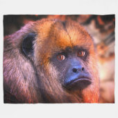 Couverture Polaire Howler Monkey (Devant (Horizontal))