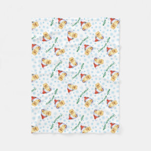 Couverture Polaire Howlidays heureux Pomeranian