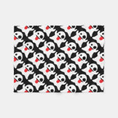 Couverture Polaire Huez le fantôme d'Emoji (Devant (Horizontal))