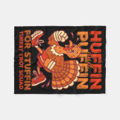 Couverture Polaire Huffin And Puffin For Stuffing Turkey Trot Squad  (Devant (Horizontal))