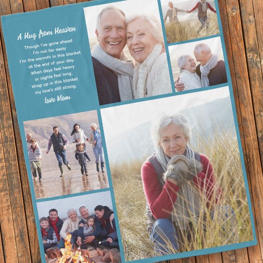 Couverture Polaire Hug Du Ciel Photo Collage Sympathie