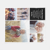 Couverture Polaire Hug Du Ciel Photo Collage Sympathie (Devant (Horizontal))