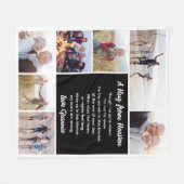 Couverture Polaire Hug Du Ciel Photo Collage Sympathie (Devant (Horizontal))