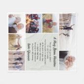 Couverture Polaire Hug Du Ciel Photo Collage Sympathie (Devant (Horizontal))