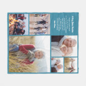 Couverture Polaire Hug Du Ciel Photo Collage Sympathie (Devant (Horizontal))