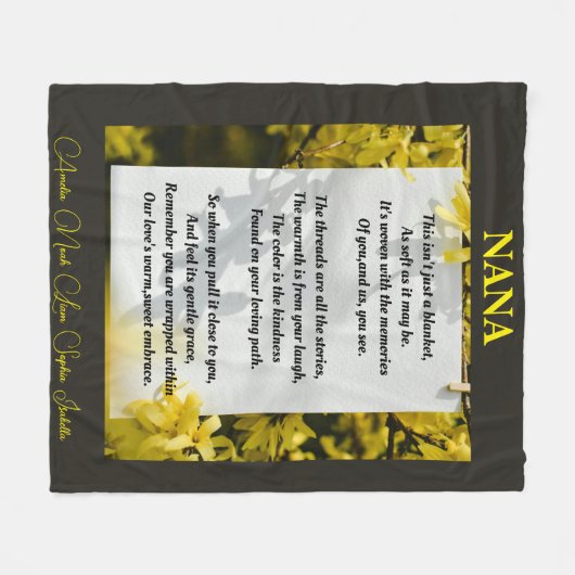 Couverture Polaire Hug in Blanket Form for Grandma (Devant (Horizontal))