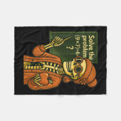 Couverture Polaire Hugvyn Halloween Skeleton Six Seven 67 Meme Pemdas (Devant (Horizontal))