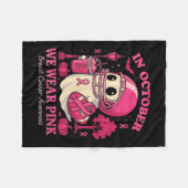 Couverture Polaire Hugvyn In October We Wear Nk Ghost Halloween Breas (Devant (Horizontal))