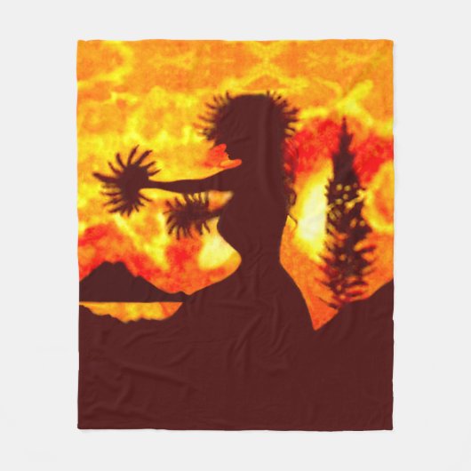 Couverture Polaire Hula Dancer  (Devant)