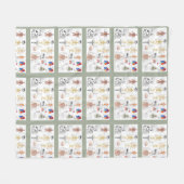 Couverture Polaire Human Anatomy Charts (Devant (Horizontal))
