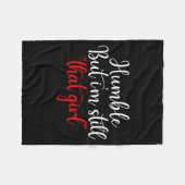 Couverture Polaire Humble But I'm Still That Girl Funny Saying (Devant (Horizontal))