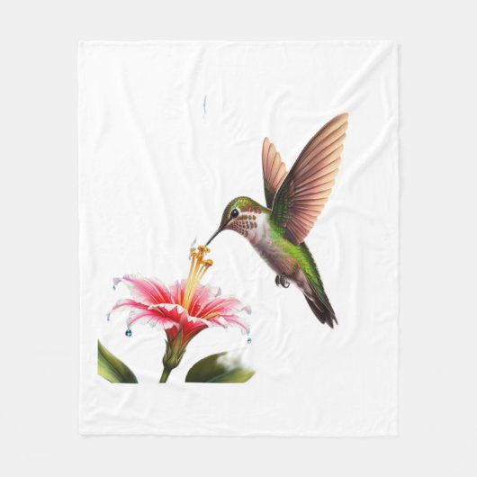 Couverture Polaire Humming Bird à midi (Devant)