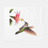 Couverture Polaire Humming Bird à midi (Devant (Horizontal))