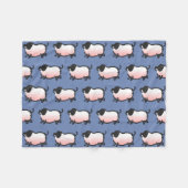 Couverture Polaire Humoristique 3 Cochon Année Anniversaire Choisir C (Devant (Horizontal))