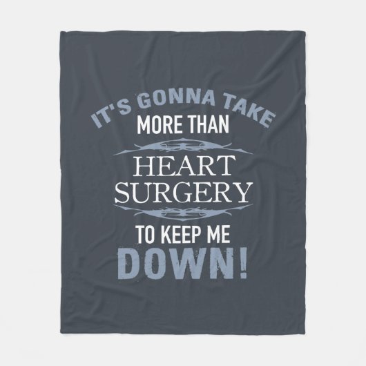 Couverture Polaire Humour de chirurgie cardiaque (Devant)