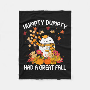 Couverture Polaire Humpty Funny Dumpty A Eu Une Grande Chute Heureuse