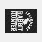 Couverture Polaire Hunter lapin légendaire (Devant (Horizontal))