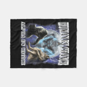 Couverture Polaire Hunting Christmas Reindeer Camo Sungles Deer (Devant (Horizontal))