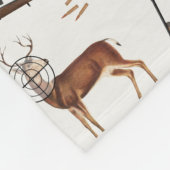 Couverture Polaire Hunting Wildlife Outdoorsman Pattern (Coin)